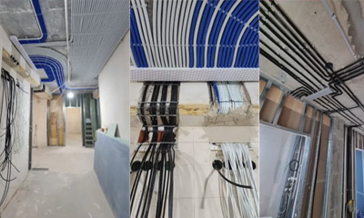 Пример монтажа электрики в квартире